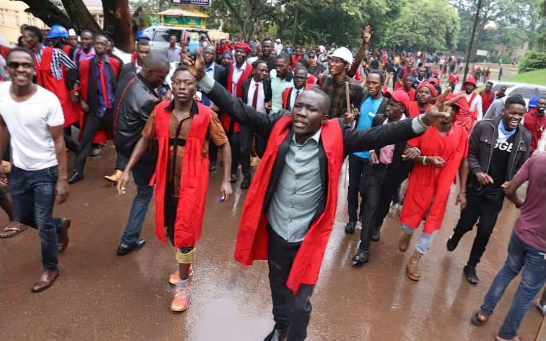 MAKERERE UNIVERSITY STUDENTS DECLARE NOT TO STOP PEACEFUL PROTEST